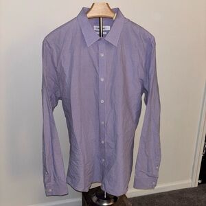 Calvin Klein Purple Dress Shirt